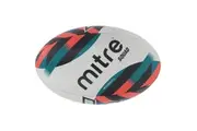 Mitre Squad Rugby Ball (White/Red/Blue) - UTCS272
