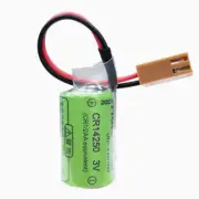 New CR14250 Battery Capacity 850mAh Battery 3V with JAE Brown Plug Water Meter