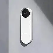 Protective Silicone Skin Case for Google Nest Hello Doorbell-Weatherproof Cover (White)