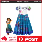 Encanto Mirabel Dress Outfits Halloween Carnival Suit Cosplay Costume Adult