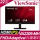 【免運】優派 ViewSonic VA2209-MH 22型 16:9 寬螢幕液晶 IPS 顯示器