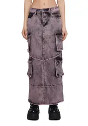 [The Ragged Priest] Vortex Cargo Maxi Skirt