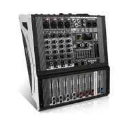 Professional Audio Mixer,4-channel audio interface mixer,99 bit DSP Reverb So...