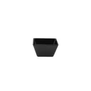 6x Melamine Square Bowl Black 90x55mm Ryner Commercial Plastic Serving Soup Bowl