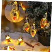9.8FT Christmas Snow Globe String Lights 20 LED Christmas Lights Indoor LED