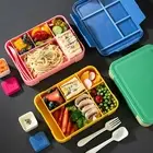 Box for Kids 6 Compartment Box Adult Lunch Box Containers Leakproof ordinary