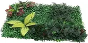 Artificial Plant Wall Turf Patio Small Plants Privacy Decoration Screen Panel Grass Garden Outdoors Edging Lawn Backyard Fake Fence Faux Moss Covering Plant Decor Green Plastic