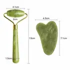 Beauty Face Body Massager Natural Jade Stone Roller Women Facial Massage Tool