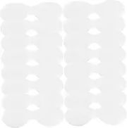 Beatifufu 100 Sheets Non Woven Eye Mask Paper Disposable Eye Care Patches for DIY Facial Treatment Soft Texture for Comfortable Use for and Skin Moisturizing