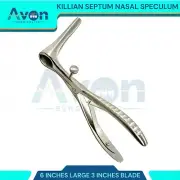 6in Killian Nasal Speculum with 3in Blade, Rhinology Tool - German Stainless