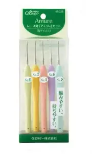 CLOVER Amure Lace Crochet Hooks Set 5 pcs 43-323