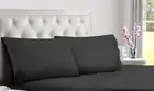 Soft Brushed Microfiber 4 Piece Bed Sheet Set King Size Black