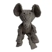 PAW PLAY Elephant Plush 30cm Interactive Dog Toy Playing Chewing Squeaking Play