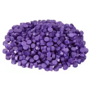 520 Pcs Wax Beads Stamp Seal Envelope Letter Wax Sealing Supplies, Purple