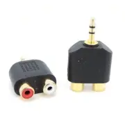 3.5mm AUX jack male to 2 RCA Female Audio Splitter 3pole Stereo converter