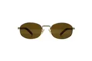 Prada Sunglasses PRB53S 5AK09Z Gold Dark Brown