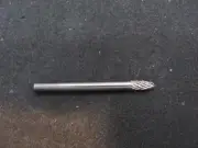 Rotary File Bur SF41 Double Cut Burr with Rounded Nose grinding Bit 1/8 shank