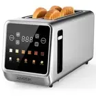 Long Slot Toaster 4 Slice, Touch Screen LED Display, 1.5” Extra Wide Slots fo...