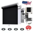Cordless Roller Shades 25"W x 72"H Blackout Blinds - UV Protection & Insulation