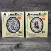 Learn A Craft Stitchables Kit Cat with Yarn 71032 & Become One 71027 SEALED VTG