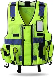 [ALL IN RED BOX] Security Vest High Visibility Safety Vest Tactic Security Patrol Vest Staff Workwear Safety Clothing Safety Reflective Vest