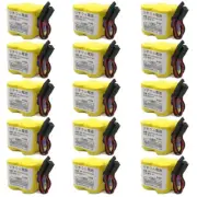 15x BR-2/3AGCT4A 6V PLC Battery For FANUC A98L-0031-0025 CNC Mahine + Black Plug