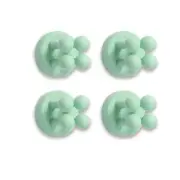 4 Pcs Silicone Waterproof Toothbrush Holders,Multi-Function Self Adhesive Hoo...