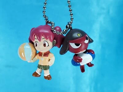 Bandai Sgt Frog Keroro Gunso W Mini Figure Keychain Natsumi Hinata Giroro