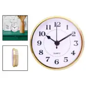 Clock Insert Arabic Numerals Handicraft Round for Repair Accessories