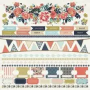 Kaisercraft Blu Belle 12x12 Sticker Sheet
