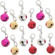 Happyyami 36pcs Colorful Pet Collar Bells for Cats and Dogs Pet Supplies Puppy Loud Bell Pendant for Keychains Accessories