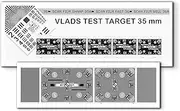 35 mm Hi-Res (5 Frames) and Type 120 Vlads Focus Checker High-Resolution Calibration Target Chart Combo for Digitizing, Camera Scanning. Fully Utilize Your Lens Sharpness and Resolution.