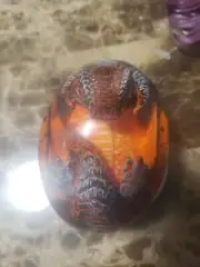 Nemesis ACCENT LIGHT RED DRAGON HATCHLING Glittering Geode