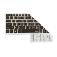 在飛比找Coupang 酷澎優惠-finepia 韓文彩色筆記型電腦鍵盤保護膜 NT950XD