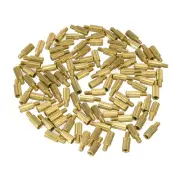 100pc M2 6+3mm Female Male Thread Brass Round Standoff Spacer Screw PCB