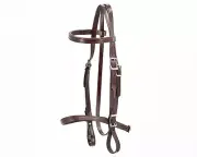 HORSE SIZE- READY MADE - Brown ENGLISH BRIDLE and REINS Made from BETA BIOTHANE