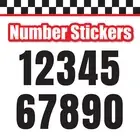 3x Custom Single Number Sticker Individual 3 digit Door Mailbox Anton