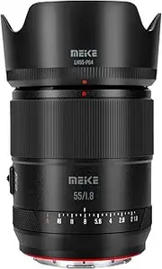 [Meike] 55mm F1.8 Auto Focus Large Aperture STM Full Frame Standard Prime Portrait Lens Compatible with Panasonic Lumix Sigma Leica L-Mount Cameras S1H S1 S5 S5 Mark II S1R S9 SL SL2 FP FPL