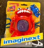 RED ORANGE ALIEN MONSTER Fisher-Price IMAGINEXT Space Shuttle Mission NEW 2009