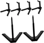 WOONEKY 6pcs Lightweight Action Figure Holder Base for Posing for Models Effortless Setup Aesthetic Enhancement for Home or Office Decor