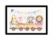 Kids Train Nursery Wall art