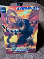 NECA 65th Godzilla Action Figure Mothra King Ghidorah All Out Monsters Attack