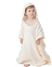 Hobngmuc Toddler Towels with Hood,Soft Absorbent Hooded Towel | Full Coverage Poncho Bath Wrap Cotton Soft Swimming Pool Poncho