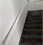 Solid Wood Staircase Banister Hand Rails Wall Mount Handrail for Stair Corridor Lofts Patio Kindergarten Porch Deck Grab Bar Railing, 30cm~450cm Stair Handrail(8.2ft/250cm)