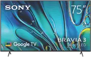 "Sony 75"" S30 BRAVIA 4K HDR Google TV 24"