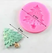 Christmas Tree Silicone Mold Fondant Chocolate Wax Soap Candy Potted Quick Ship