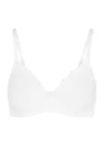 Hanro Lace-trimmed Soft-cup bra - White - 30C 30C