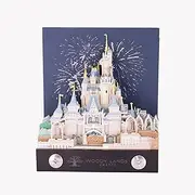 Woodylands 3D Memo Pad Art Non-Stick Post-it Notes, Fantasy Castle Notepad, 3D Paper Card Craft, Character Silhouette, Desk Decoration, DIY Creative Gift