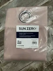 Sun Zero Lichtenberg One(1) Blush Room Darkening Curtain Panel 52 X 63 NWT