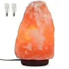 7 Inch Himalayan Salt Lamp with Dimmer Cord - Night Light Natural Crystal Rock